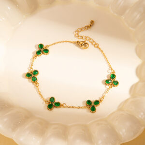 18K PRETTY GREEN BRACELET