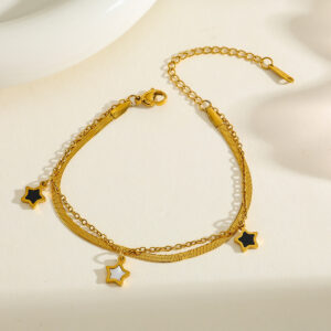18K STARRY CHARM BRACELET