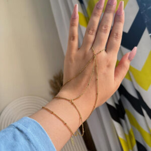 18K TRIPLE AURA HANDCHAIN