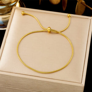 18K MINIMAL ANKLET