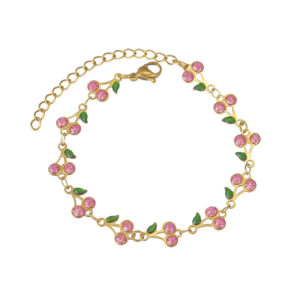 18K LILAC CHERRY BRACELET