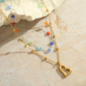 PVD double layer Necklace