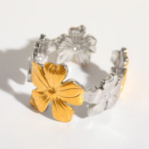 Pvd Gold plated ring