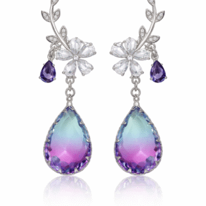 Butterfly Purple Earrings
