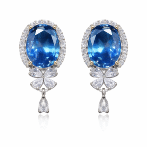 Blue Zircon Studs