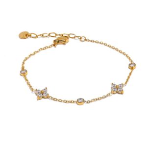 18k Zircon trendy Bracelet